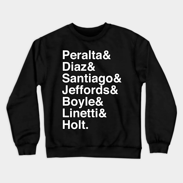 B99 Characters (White) Crewneck Sweatshirt by brendalee